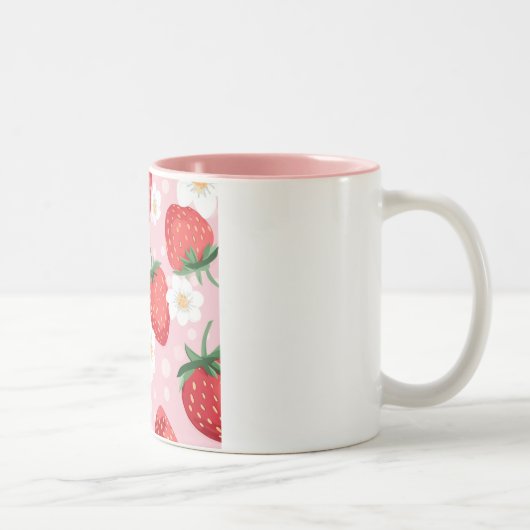 Aardbeienmelk Mok (Rechts)