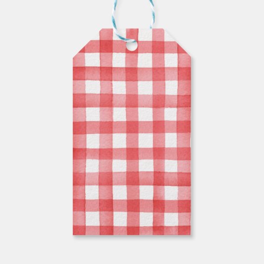 Aardbeienmerg | Aardbei Birthday Favors Cadeaulabel (Achterkant)