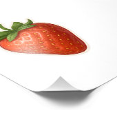 Aardbeienontwerp Foto Afdruk (Hoek)