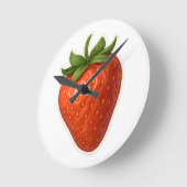 Aardbeienontwerp Ronde Klok (Hoek)