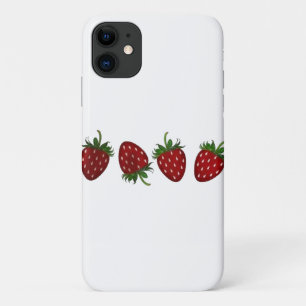 Aardbeienpaneel iPhone 11 Hoesje