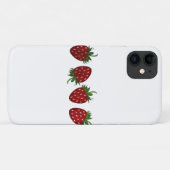 Aardbeienpaneel Case-Mate iPhone Case (Achterkant (horizontaal))
