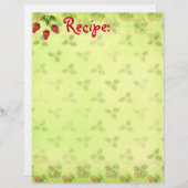 Aardbeienpapier (Voorkant / Achterkant)