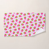 Aardbeienpastel roze bad handdoek (Handdoek)