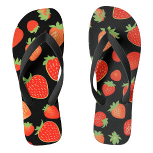 Aardbeienpatronen Teenslippers