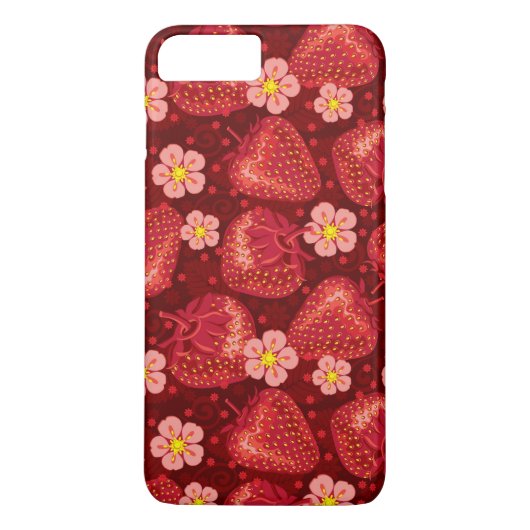 Aardbeienpatroon 2 2 Case-Mate iPhone case (Achterkant)