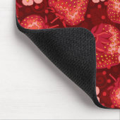 Aardbeienpatroon 2 2 muismat (Hoek)