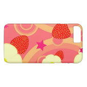 Aardbeienpatroon 2 Case-Mate iPhone case (Achterkant (Horizontaal))