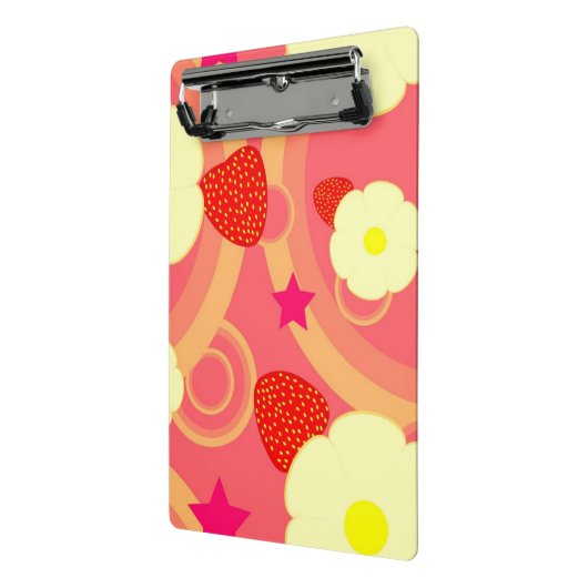 Aardbeienpatroon 2 mini klembord (Angled2)
