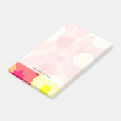 Aardbeienpatroon 2 post-it® notes (Schuin)