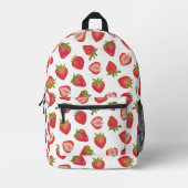 Aardbeienpatroon Bedrukte Rugzak (Voorkant)