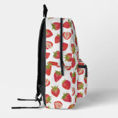 Aardbeienpatroon Bedrukte Rugzak (Links)