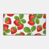 Aardbeienpatroon Bureaumat (Voorkant)