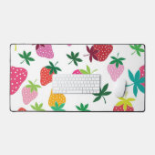 Aardbeienpatroon Bureaumat (Keyboard & Muis)