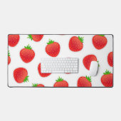 Aardbeienpatroon Bureaumat (Keyboard & Muis)