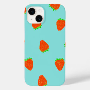 aardbeienpatroon Case-Mate iPhone 14 hoesje