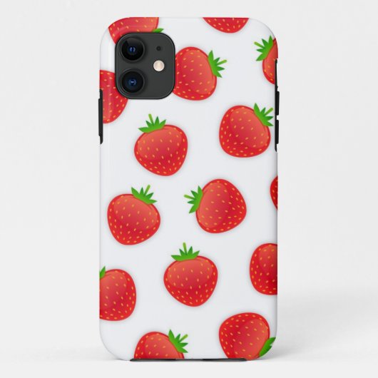 Aardbeienpatroon Case-Mate iPhone Case (Achterkant)