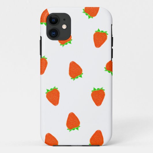 aardbeienpatroon Case-Mate iPhone case (Achterkant)