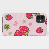 Aardbeienpatroon Case-Mate iPhone Case (Achterkant (horizontaal))