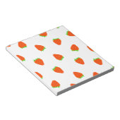 aardbeienpatroon notitieblok (Schuin)