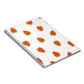 aardbeienpatroon notitieboek (Rechterzijde)