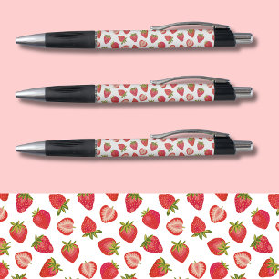 Aardbeienpatroon Pen