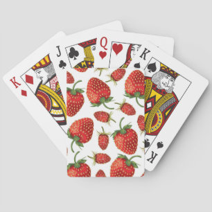 Aardbeienpatroon Pokerkaarten