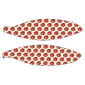 Aardbeienpatroon, rode aardbeien, fruit, blad basketbal (Panelen)