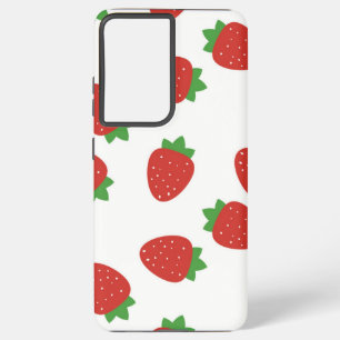 Aardbeienpatroon Samsung Galaxy Hoesje