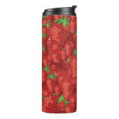 Aardbeienpatroon Thermosbeker (Gedraaid links)