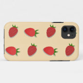 Aardbeienpatroon voor fruit zomer goede vibes Case-Mate iPhone case (Achterkant (horizontaal))