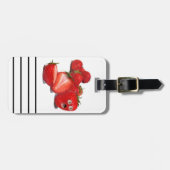 Aardbeienschok Bagagelabel (Voorkant horizontaal)