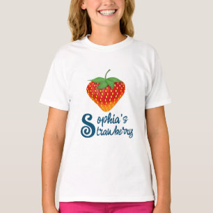 aardbeiensensensenten, zoete en stijlvolle Design T-shirt