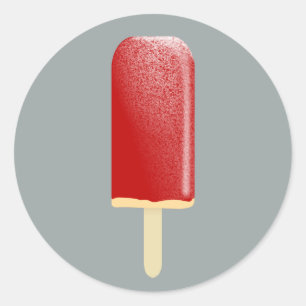 Aardbeiensplijting Ronde Sticker