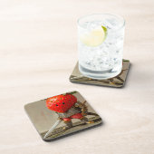 aardbeienstrijder bier onderzetter (Rechterzijde)