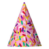 Aardbeienstrooisel Feesthoedjes (Achterkant)