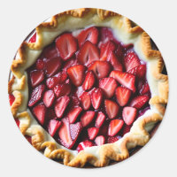 Aardbeientaart met korst