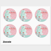 Aardbeientaart Zakelijke Sticker (Vel)