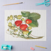  aardbeientak tissuepapier (Craft)