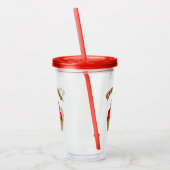 Aardbeientijd! Acryl Drinkbeker (Links)
