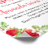 Aardbeientijd Capsule Poster (Hoek)