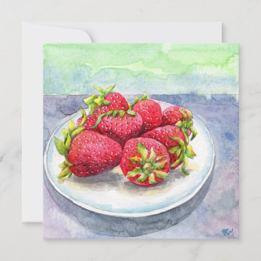 Aardbeientijd Kaart (Voorkant)