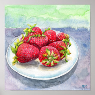 Aardbeientijd Poster