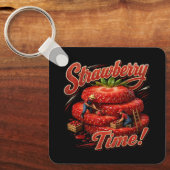 Aardbeientijd! Sleutelhanger (Voorkant)
