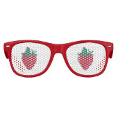 Aardbeientinten (klik om grootte en kleur te wijzi kinder zonnebril (Voorkant)