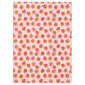  aardbeientroompatroon, speciaal aangepast klembord (Achterkant)