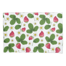 Aardbeienvelden op wit