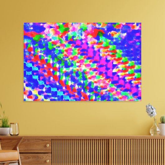 Aardbeienvelden van Maxwell Kerr Canvas Afdruk (Insitu (Woonkamer))