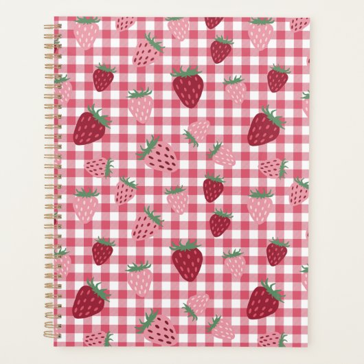 Aardbeienveldpatroon Planner (Voorkant)