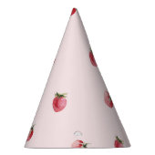 Aardbeienverjaardag Feesthoedjes (Rechts)